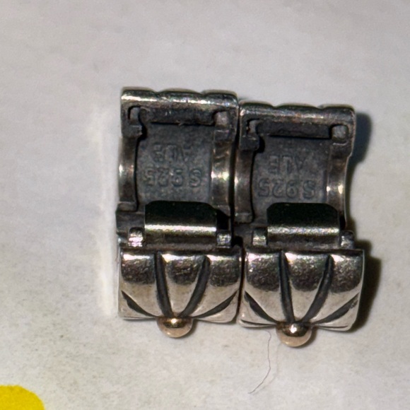 Pandora 14k gold and silver clips - Picture 4 of 4